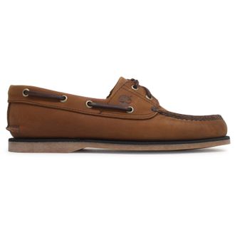 Timberland Classic Boat Full Grain Leather Mens Boat Shoes - Medium Brown - Size:UK 10.5