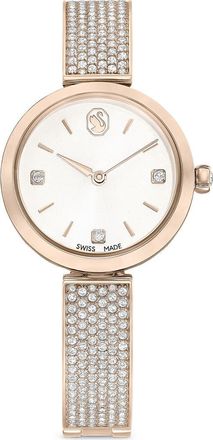 Swarovski Illumina Bracelet Watch, 27mm in Gold at Nordstrom