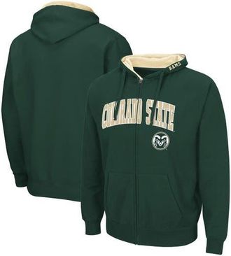 Colosseum Mens Colosseum Green Colorado State Rams Arch & Logo 3.0 Full-Zip Hoodie at Nordstrom, Size Medium