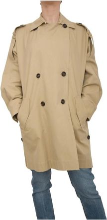 Liu Jo Beige Jas - Dames - Trenchcoats - Beige - M - Katoen - Jassen
