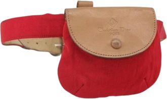 Dior Pre-owned Belt Bags, female, Red, Size: ONE SIZE Pre-owned Vintage Waist Bag