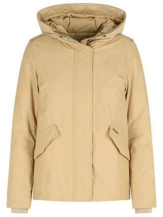 Woolrich Milit&auml;r beige Baumwollmischjacke