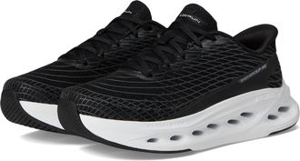 Skechers Womens Max Cushioning Glide-Step Sapphire Trainers, black white, 2 UK