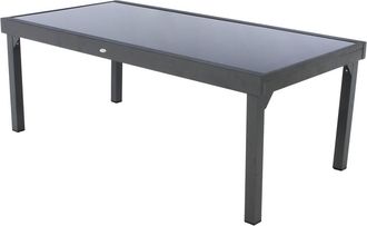 Hesperide Hesperide - Mesa De Jard&iacute;n Extensible Piazza Antracita - 12 Plazas - Hesp&eacute;ride