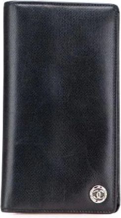 Chanel Pre-owned Wallets, female, Black, Size: ONE SIZE Pre-owned Leather wallets