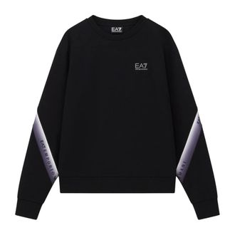 Emporio Armani Felpa Girocollo - Dames - Sweatshirts & Hoodies - Zwart - Maat: XS