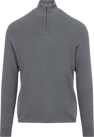 Sease Waffle Half Zip Turtleneck