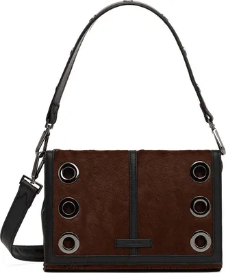 Hammitt Hammitt Montana Clutch Calf Hair Gunmetal Sml