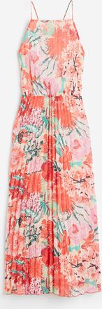 H&M Plissiertes Kleid - Hellrosa/Gebl&uuml;mt