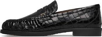 Loriblu Mocassin - Dames - Loafers - Zwart - 35 EU - Leer - Schoenen