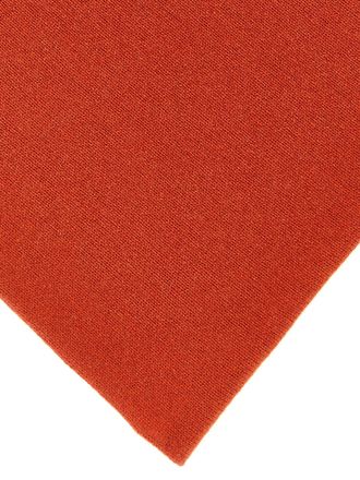 Nude Pure Cashmere Shaved Knit Scarf - rust