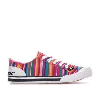 Rocket Dog Jazzin Eden rode sneakers met strepen voor dames