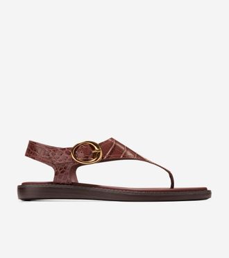 Cole Haan Womens Kami Thong Sandals - Brown Size 10.5