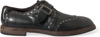 Dolce & Gabbana Leren Oxford Schoenen Cy0077 Stijl