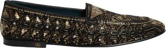 Dolce & Gabbana Loafers Geklede Schoenen - Heren - Loafers - Zwart - 44 EU - Leer - Schoenen