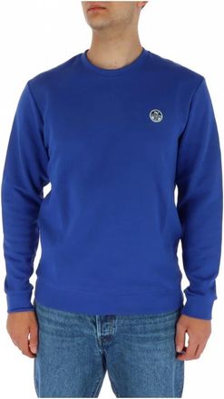 North Sails Classic Crew Neck Sweatshirt - Heren - Sweatshirts - Blauw - 2XL - Katoen - Hoodies & sweatvesten