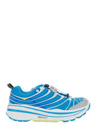 Hoka One One Blue Drawstring Sneakers