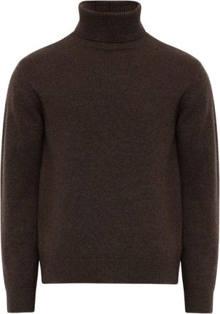 Maison Margiela Relaxed Fit Turtleneck Sweater With Ribbed Detailing