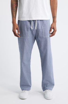 Service Works Hickory Stripe Organic Cotton Chef Pants at Nordstrom, Size X-Large