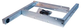 OEM Novelan Consola De Pared Aire/agua Dual, Wks Consola Galvanizada P. Fijaci&oacute;n Mural 15070101