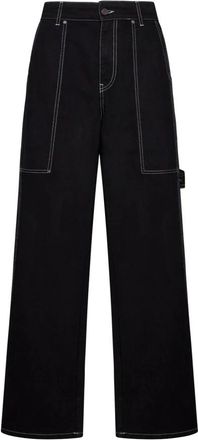 Stella McCartney Denim Jeans - Dames - Loose Fit Jeans - Zwart - W25 - Denim - Jeans