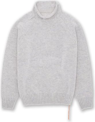 Fortela Andrew Merino Wool High Neck Sweater in Grey at Nordstrom, Size Medium