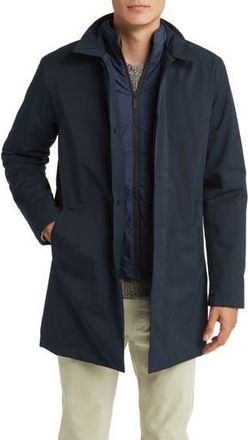 Nn.07 Blake 8240 Waterproof Trench Coat in Navy Blue at Nordstrom Rack, Size Medium