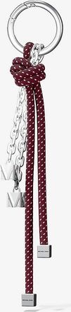 Michael Kors Silver-Tone and Speckled Cord Bag Charm