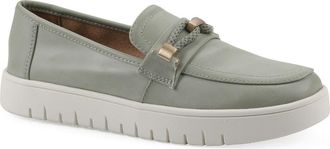 White Mountain Naathan Loafer Sneaker in Sage Green/Burnish/Smooth at Nordstrom Rack, Size 7.5