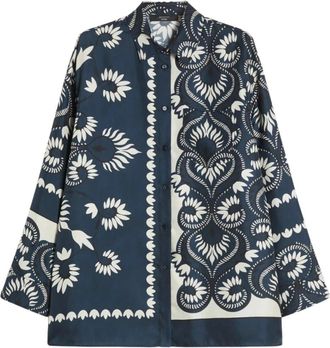 Max Mara Shirts - Dames - Overhemden - Blauw - L - Overhemden