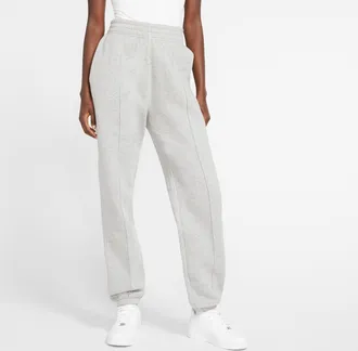 Nike Womens Nike Sportswear Essential Collection Fleece Pants in Grey | BV4089-063