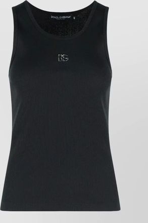 Dolce & Gabbana ribbed cotton tank top
