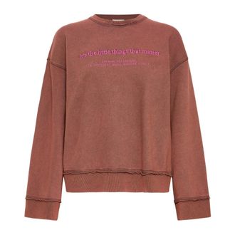 Ichi Ichi - Sweatshirts & Hoodies - Dames - Sweatshirts & Hoodies - Bruin - Maat: 2XL