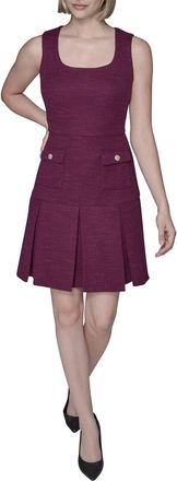 Karl Lagerfeld Karl Lagerfeld Knit Tweed A-Line Dress