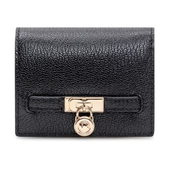 Michael Kors Wallets & Cardholders, female, Black, Size: ONE SIZE Hamilton Moderne Small Leather Wallet