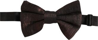 Dolce & Gabbana Silk Bow Tie - Brown
