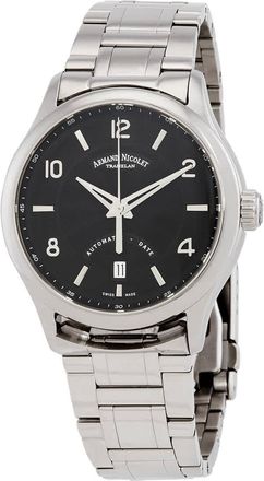 Armand Nicolet M02-4 Automatic Black Dial Mens Watch A840AAA-NR-M9742
