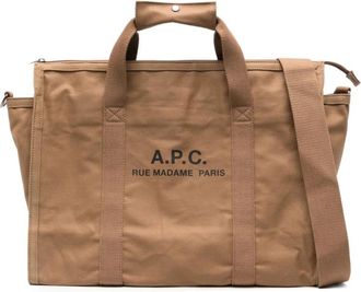 A.P.C. Backpack - Heren - Shoppers - Bruin - ONE Size - Tassen