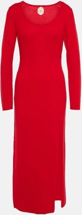 Jardin Des Orangers Wool and cashmere midi dress
