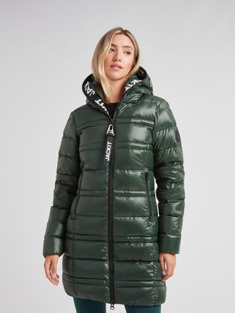 JACK1T R4D Tramline Hooded Puffer Coat in Emerald/black at Nordstrom, Size X-Large
