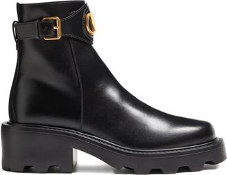 Valentino Schoenen, Dames, Zwart, 39 1/2 EU, Leer, VLogo Signature Bootie