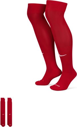 Nike Unisex Baseball/Softball Over-the-Calf Socks (2 Pairs) in Red | DJ9737-657