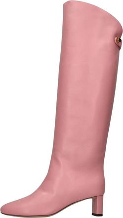 Maisons Skorpios Adry Boot - Dames - Laarzen met Hak - Roze - 35 1/2 EU - Leer - Schoenen