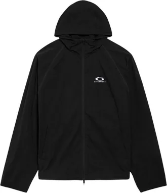 Balenciaga Mens Logo Hooded Jacket