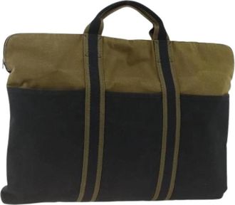 Herm&egrave;s Pre-owned Vintage Tote Bag - Dames - Vintage Shopper - Groen - ONE Size - Vintage