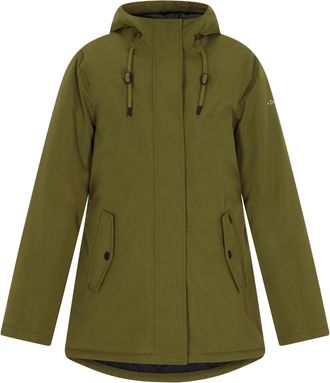 Dreimaster Dreimaster winterjas Dames olijf