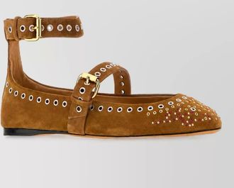 Isabel Marant suede leather ballerina shoes