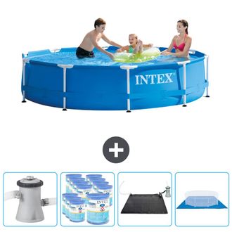 Intex Piscina Con Estructura Redonda - 305x76 Cm - 7-piezas Scb91