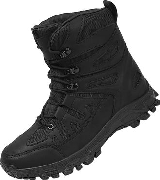 Generic Mens Fall and Winter Fashion Mens Sneakers Mens Hiking Sneakers Walking Mens Shoes Causal Shoes Men (Black, 6.5)