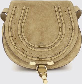 Chloé Borsa Marcie Small Saddle in suede Chloé